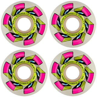 Bones Skateboard Wheels 53mm X-Formula 99A V6 Widecut Look Book White