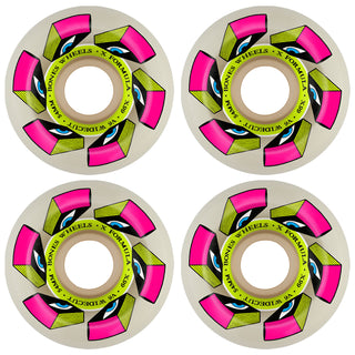 Bones Skateboard Wheels 54mm X-Formula 99A V6 Widecut Look Book White