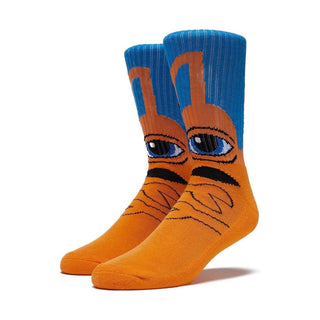 Toy Machine Skateboard Socks Sect Hug Orange Adult Crew