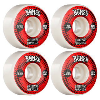 Bones Skateboard Wheels 52mm OG Formula V4 Wide 100A White
