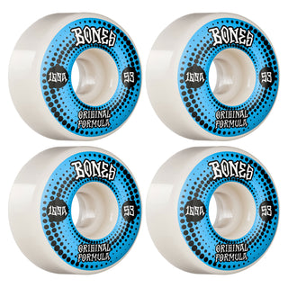 Bones Skateboard Wheels 53mm OG Formula V4 Wide 100A White