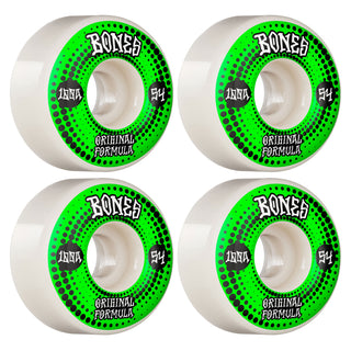 Bones Skateboard Wheels 54mm OG Formula V4 Wide 100A White