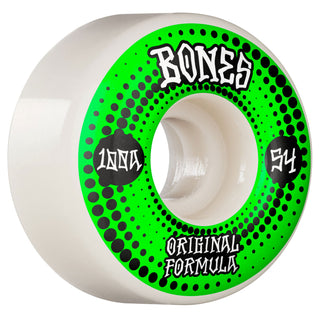 Krux Skateboard Trucks K5 8.5" Kit Bones 54mm V4 OG White Wheels/Bearings/Hardware