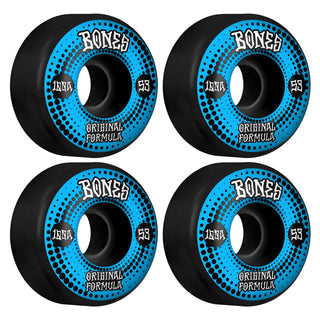 Bones Skateboard Wheels 53mm OG Formula V4 Wide 100A Black