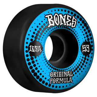 Krux Skateboard Trucks K5 7.6" Kit Bones 53mm V4 OG Black Wheels/Bearings/Hardware
