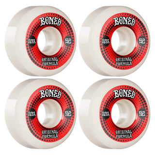 Bones Skateboard Wheels 52mm OG Formula V5 Sidecut 100A White