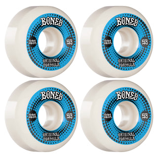 Bones Skateboard Wheels 53mm OG Formula V5 Sidecut 100A White