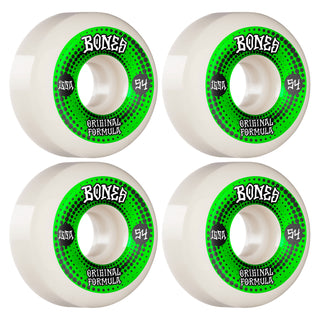 Bones Skateboard Wheels 54mm OG Formula V5 Sidecut 100A White