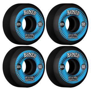 Bones Skateboard Wheels 53mm OG Formula V5 Sidecut 100A Black