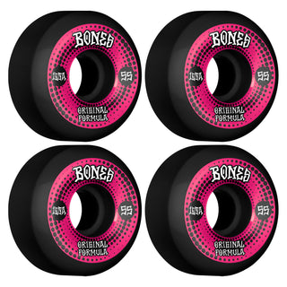 Bones Skateboard Wheels 55mm OG Formula V5 Sidecut 100A Black