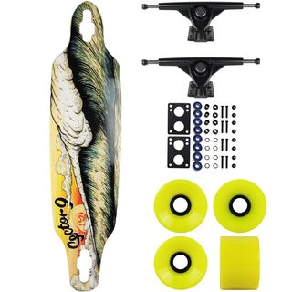 Sector 9 Longboard Complete Bamboo Macking Mini Lookout Drop Through 9.25" x 37.5"