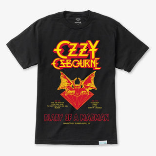 Diamond Supply Co. X Ozzy Osbourne Shirt Diary of a Madman Black