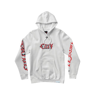 Diamond Supply Co. X Ozzy Osbourne Hoody Blizzard of Ozz Pullover White