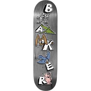 Baker Skateboard Deck Zach Allen Calamities Grey 8.5" x 32"
