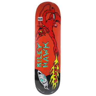Baker Skateboard Deck Riley Hawk Good vs Evil Orange 8.5" x 32"