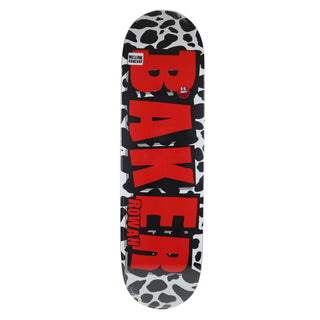 Baker Skateboard Complete Rowan Zorilla Cow Black/Red 8.475" x 31.875"