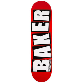 Baker Deck Brand Logo White 8.125" Bottom
