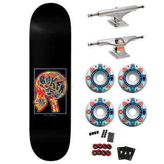 Baker Premium Skateboard with Indy Trucks, Triclops Wheels 8.5" Hawk Brain Donor