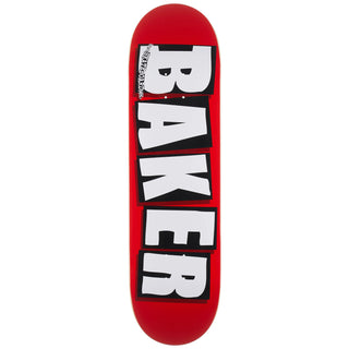 Baker Deck Brand Logo Red/White 8.625" x 32" Bottom
