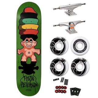 Baker Premium Skateboard with Indy Trucks, Pig Wheels 8.25" Peterson Troll Safari