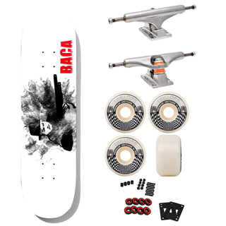 Baker Premium Skateboard with Indy Trucks and Triclops Wheels 8.25" Sammy Baca Take the Cannoli