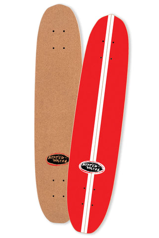 The Heated Wheel Skateboard Deck Baja Cork Top Polarizer with Trucks Included