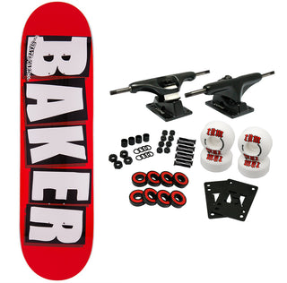 Baker Complete Brand Logo Red/White 7.3" x 29.5" Mini