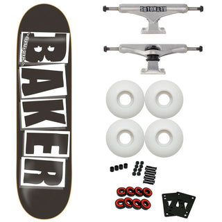 Baker Complete Logo Black 8.25" with Independent Reynolds Hollow Trucks, 52mm 95A Wheels