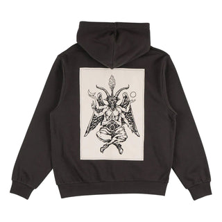 Welcome Skateboards Hoody Bapholit Zip Up Back Patch Vintage Black