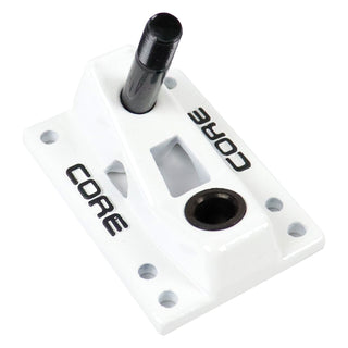 Core Trucks 6-Hole Baseplates Standard White with 95A Bushings (2-Pack)