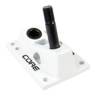 Core Trucks 6-Hole Baseplates Standard White with 95A Bushings (2-Pack)