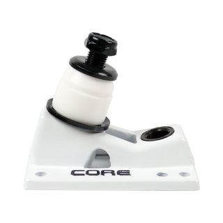 Core Trucks 6-Hole Baseplates Standard White with 95A Bushings (2-Pack)