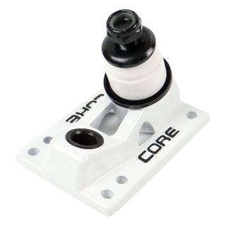 Core Trucks 6-Hole Baseplates Standard White with 95A Bushings (2-Pack)