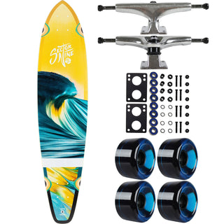 Sector 9 Longboard Highline Shine 8.0" x 34.5" with Complete Parts Package