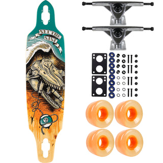 Sector 9 Longboard Mini Lookout Wreckage 9.25" x 37.5" Drop Through with Complete Parts Package