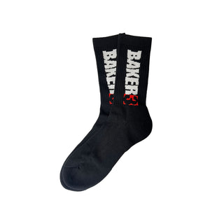 Baker Skateboards Socks Baker 3 Black