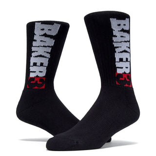 Baker Skateboards Socks Baker 3 Black