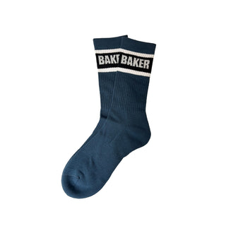 Baker Skateboards Socks Stripe Navy
