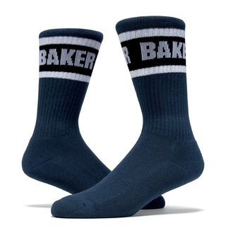 Baker Skateboards Socks Stripe Navy