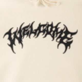 Welcome Skateboards Hoody Big Barb Bone/Black