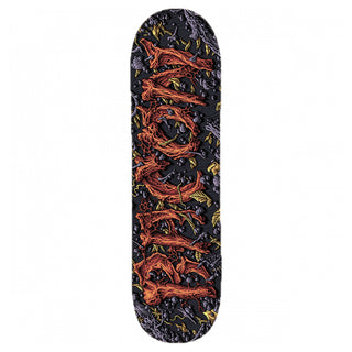 Bacon Skateboard Deck Metal Logo 8.5" x 32.18"