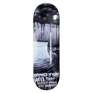 Bacon Skateboard Deck Rainy Hell 9.5" x 33"