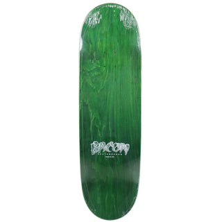Bacon Skateboard Deck Logo Veneer Green 9.5" x 33"