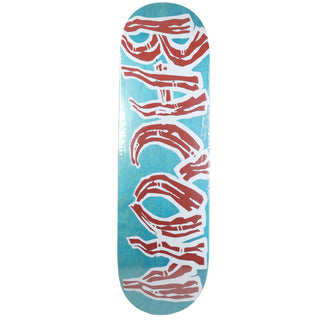Bacon Skateboard Deck Logo Veneer Blue 9.0" x 32.75"