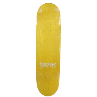 Bacon Skateboard Deck Logo Veneer Yellow 8.75" x 32.63"