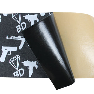 Black Diamond Scooter Griptape Guns and Diamonds 4.5" x 16"