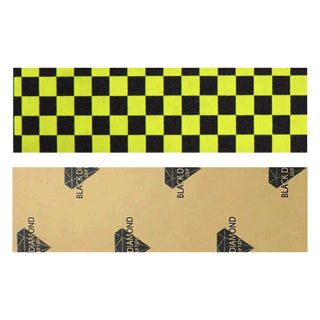 Black Diamond Scooter Griptape Yellow Checker 4.5" x 16"