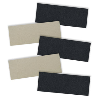 Black Diamond Skateboard Griptape Black and Clear Grip Strips 5 pack 9" x 3.25"