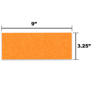 Black Diamond Skateboard Griptape Orange Grip Strips 5 pack 9" x 3.25"