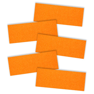 Black Diamond Skateboard Griptape Orange Grip Strips 5 pack 9" x 3.25"